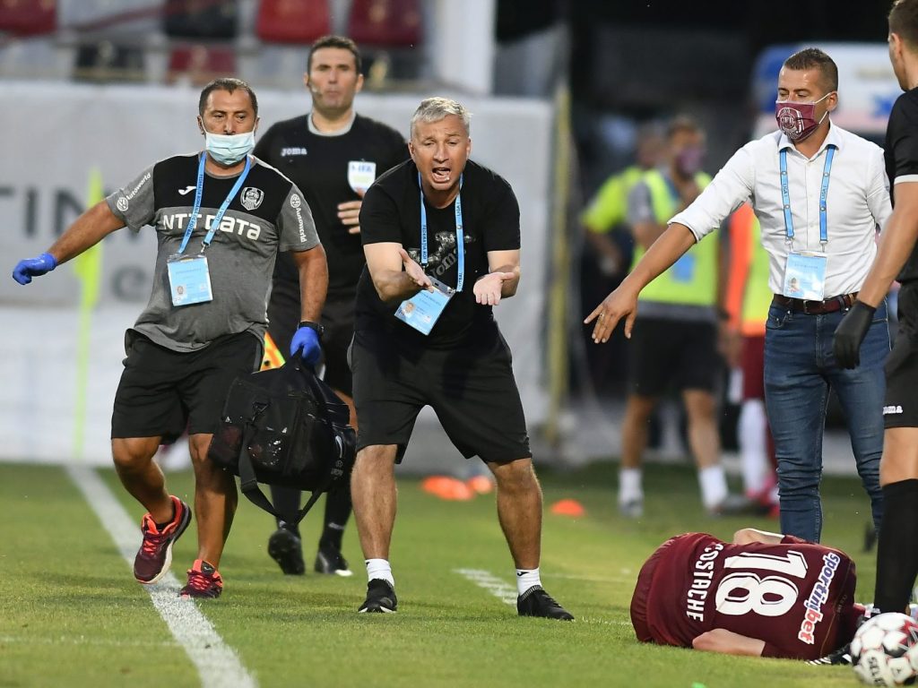 Imagine Stire Petrescu a turbat după eliminarea CFR-ului din Liga Campionilor! „Eu sunt PRAF”! | 2review.ro