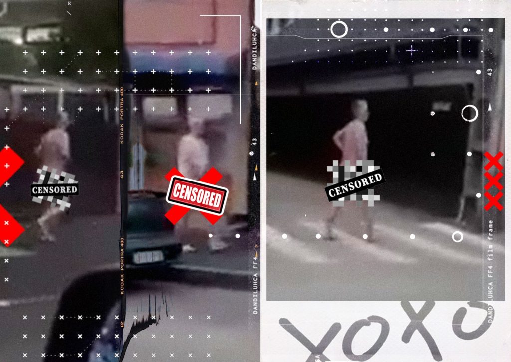 Imagine Stire A alergat trei kilometri, gol-pușcă, pe străzile din Craiova. Soțul încornorat a filmat fiecare moment | 2review.ro