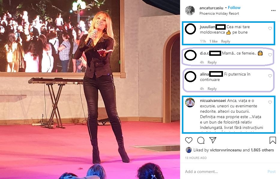 Anca Țurcașiu, prima apariție publică după ce a anunțat că a divorțat de medicul stomatolog Cristian Georgescu © Instagram