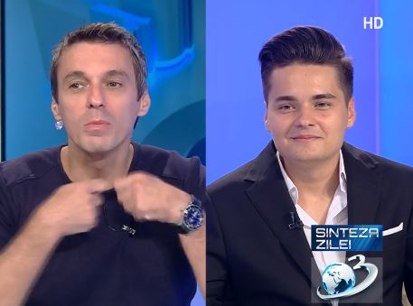 Imagine Stire Selly, ironizat în direct de Mircea Badea: “A sunat Johnny Bravo. Și-a cerut freza înapoi!” Ce replică a avut vloggerul | 2review.ro