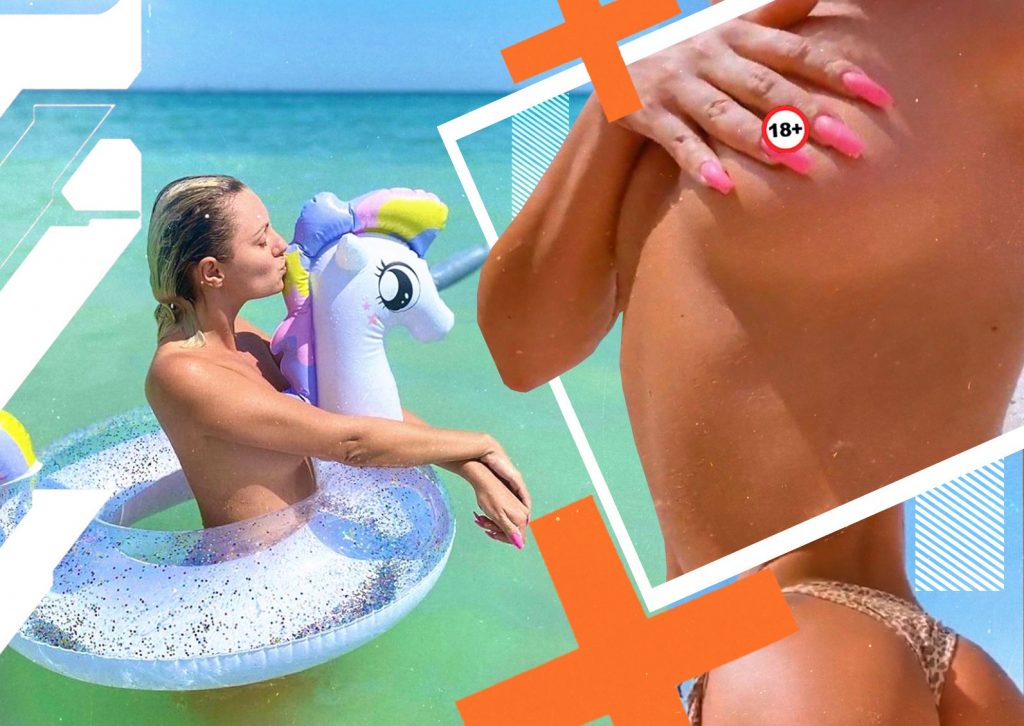 Imagine Stire Alexandra Stan, show erotic pe plajă. A renunțat la sutien și… | 2review.ro