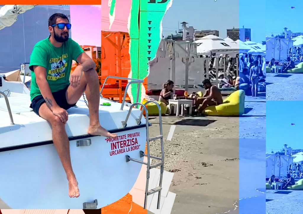 Imagine Stire Celebrul prezentator de la Kanal D, filmat la o partidă în trei, pe plajă | 2review.ro