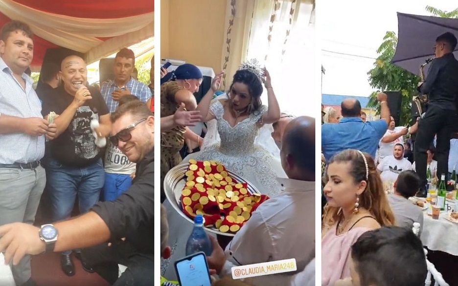 Imagine Stire Nicolae Guță și Armin Nicoară, în mijlocul invitaților la o nuntă în Potcoava unde nu s-a ținut cont de nicio măsură împotriva noului coronavirus. S-au dat amenzi de 125.000 de lei | 2review.ro