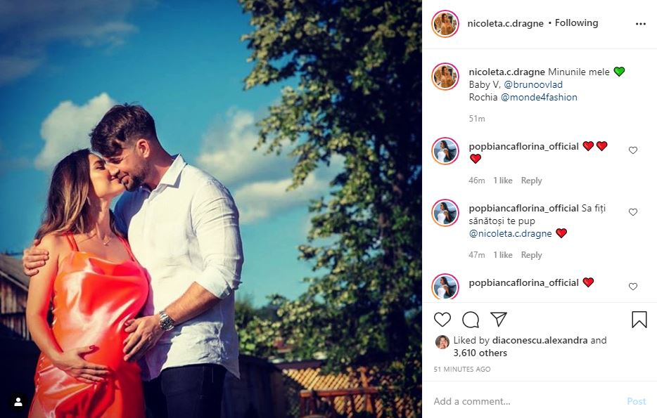 Nicoleta Dragne și Alin Vlad Bruno, poză de album înainte să se nască primul lor copil © Instagram
