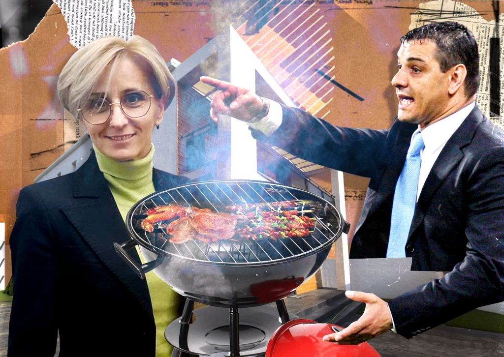 Imagine Stire Cum se împart cele trei vile între Ionel Ganea și soția lui.  „A venit în curte la noi, la grătar! Ce soluție putea să dea?” | 2review.ro