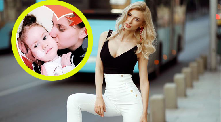 Imagine Stire Andreea Bălan, apel emoționant pentru salvarea unei fetițe care se luptă cu o boală rară: “Alessia are nevoie de noi” | 2review.ro