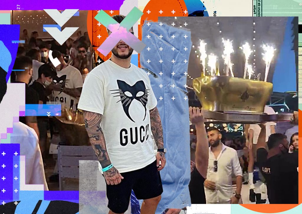 Imagine Stire Juniorul unui patron din fotbal și-a făcut numărul “tradițional” la LOFT Mamaia. A dat 15.000 de lei doar pe șampanii Armand de Brignac | 2review.ro