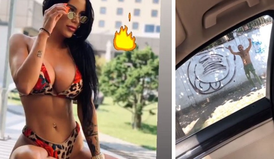 Imagine Stire Daniela Crudu, lăsată fără cuvinte de un bărbat care i-a oferit un show incitant în plină stradă! Reacția brunetei când acesta a făcut unele semne obscene | 2review.ro