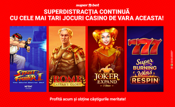 Imagine Stire SuperDistracția verii continuă cu cele mai tari jocuri din oferta Casino! Care e favoritul tău? | 2review.ro