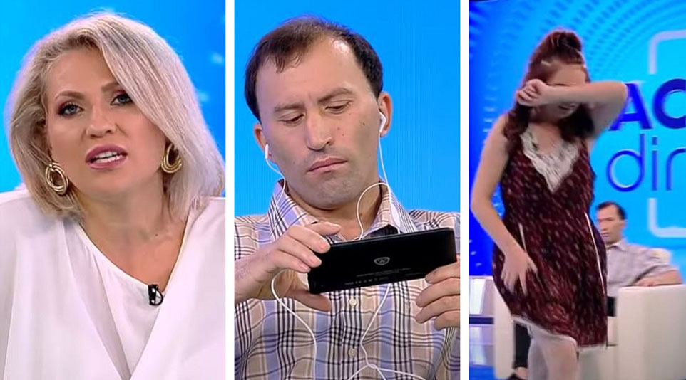 Imagine Stire Mirela Vaida, declarații virulente despre filmările XXX cu Vulpița! Ulterior, tânăra a părăsit în lacrimi platoul emisiunii Acces Direct | 2review.ro