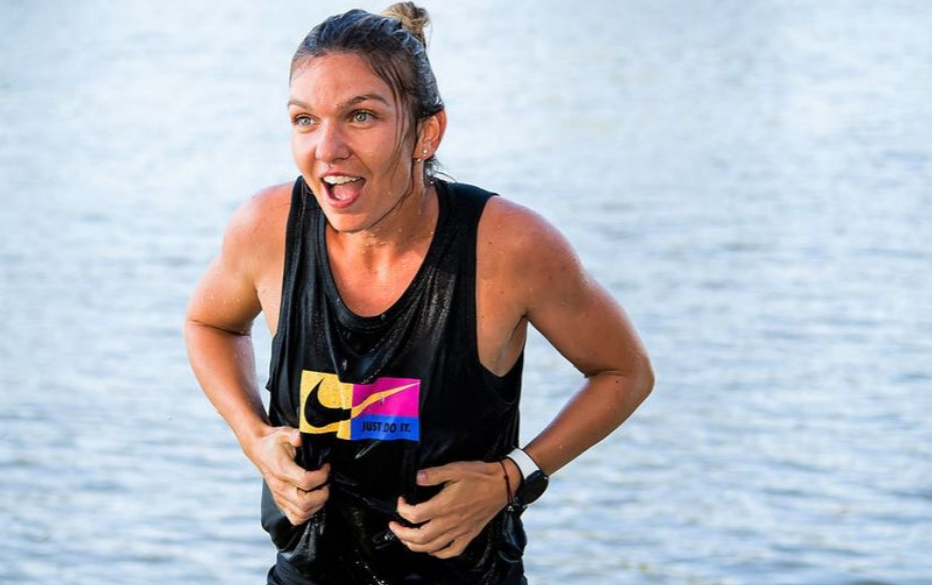 Imagine Stire S-a aflat! Pentru cine a sărit Simona Halep în râul Vltava, după ce a câștigat turneul de la Praga | 2review.ro