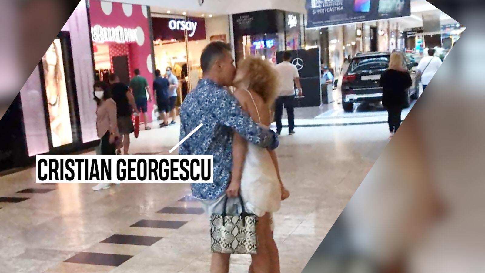 Fostul soț al Ancăi Țurcașiu, momente tandre la mall