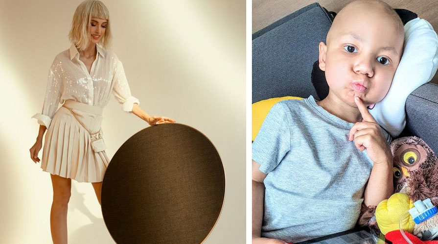 Imagine Stire Andreea Bălan, în lupta la viață a unui băiețel diagnosticat cu o tumoră formată în creier ce îi amenință viața în fiecare zi | 2review.ro