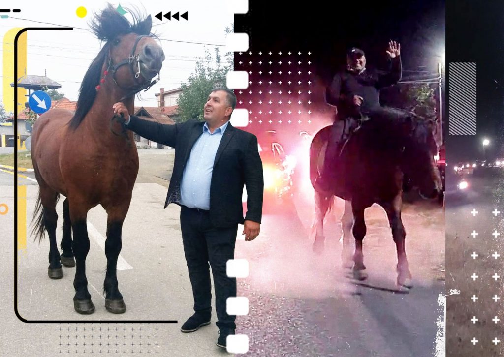 Povestea primarului din Gorj care a sărbătorit în goana calului obținerea unui nou mandat. „«Şoimul» este prietenul meu, care îmi ştie greutăţile”