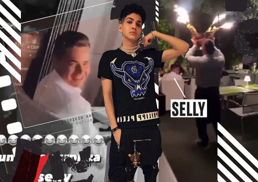 Imagine Stire Abi Talent l-a “cinstit”  pe Selly cu o frapieră plină de șampanii cu artificii. Cum a reacționat “idolul adolescenților” | 2review.ro