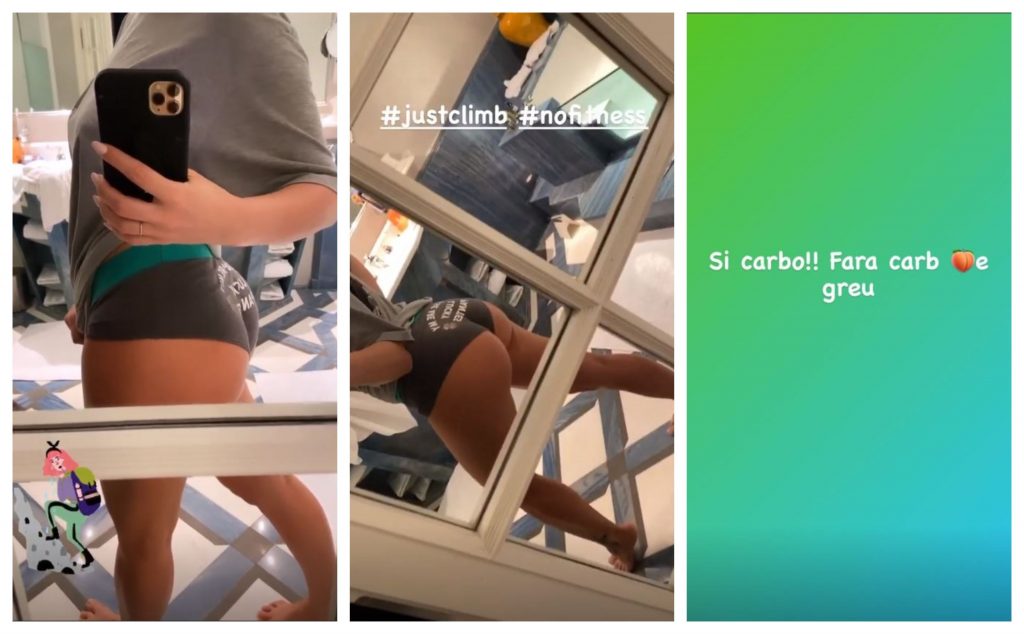 Cântăreața Delia s-a filmat în timp ce dansa lasciv în chiloți și purta un tricou larg, însă, nu avea sutien © Instagram Stories