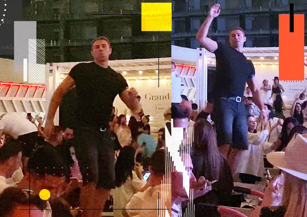 Imagine Stire “Împăratul semințelor” s-a urcat pe masă în LOFT, ca să danseze pe Jerusalema | 2review.ro