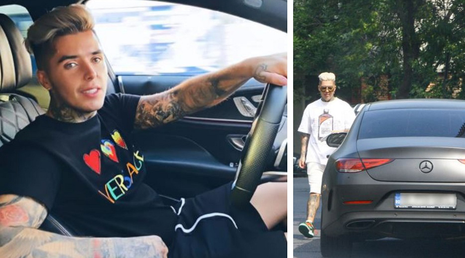 Imagine Stire Lino Golden, fericit după ce și-a tunat bolidul de 80.000 €! “Invidioșii ar spune: «Ce este cu panarama asta?»” | FOTO | 2review.ro