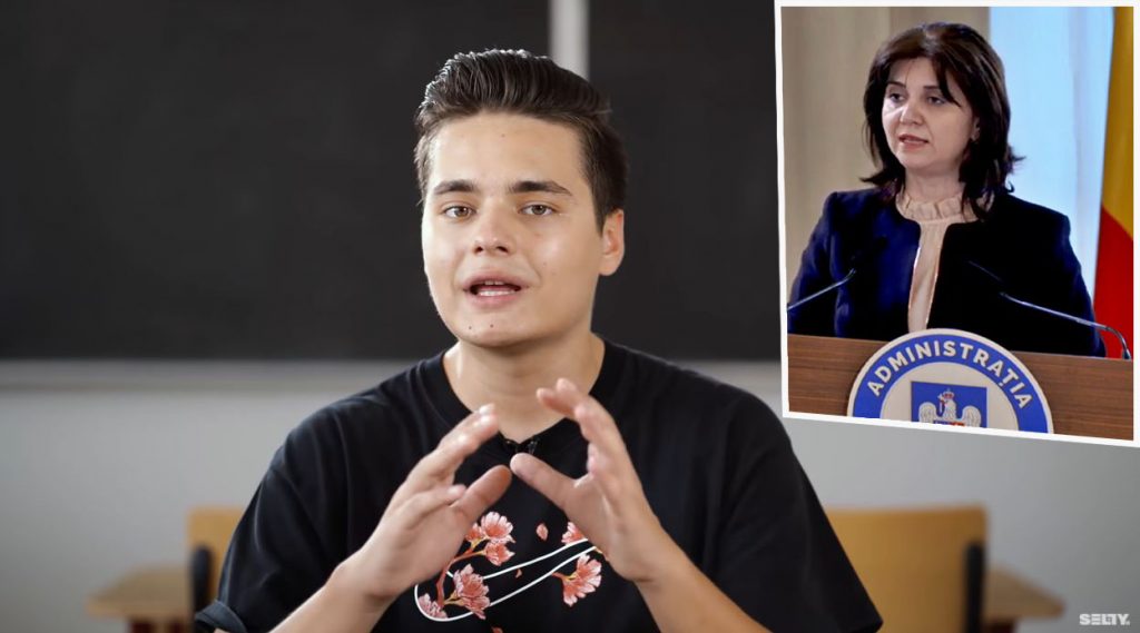 Imagine Stire Selly, declarații înțepătoare la adresa ministrului Monica Anisie: “E păcat să vezi că un om care e plătit din banii tăi să rezolve problemele educației, doar…” + motivul care a declanșat furia vloggerului | VIDEO | 2review.ro