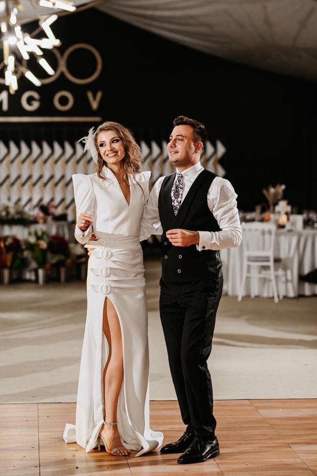 Valentin Sanfira și Codruța Filip s-au căsătorit, iar la eveniment a participat și Maria Constantin