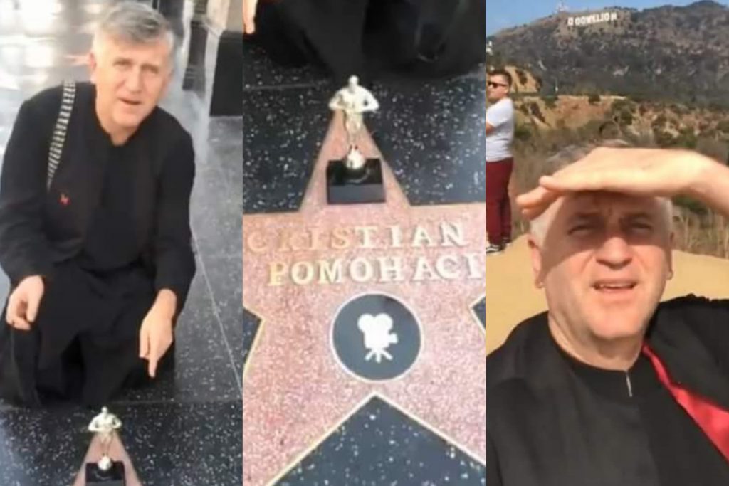 Imagine Stire Să vezi și să nu crezi! Cristian Pomohaci a ajuns la Hollywood și și-a cumpărat stea pe ”Walk of fame” | 2review.ro