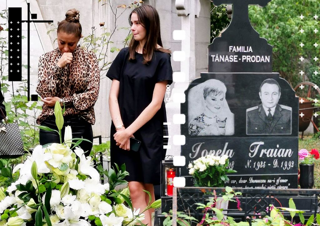 Imaginile durerii! Anamaria Prodan, la mormântul mamei sale! Artista ar fi împlinit astăzi 73 de ani: ”Îngerul meu drag!”