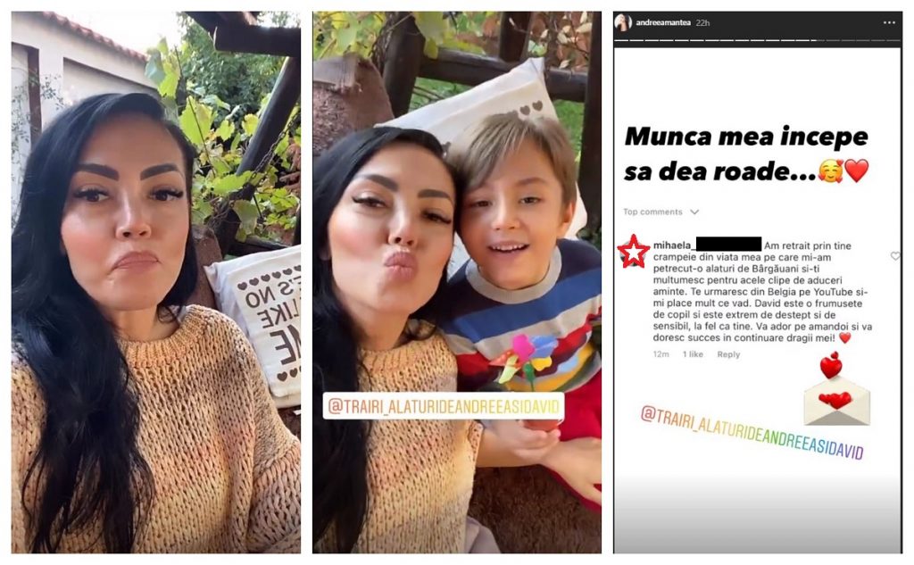 Andreea Mantea, apel emoționant după ce i-a fost închis de două ori contul de Instagram al emisiunii pe care o are la Kanal D © Instagram Stories