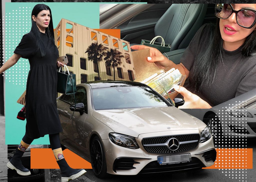 Andreea Tonciu continuă disputa cu Roxana Nemeș, de la volanul unui Mercedes-AMG E 53 4MATIC+ Coupé de 80.000 €. “Ea a venit cu o mașină de 3.000 €, cât valorau tenișii mei din picioare”