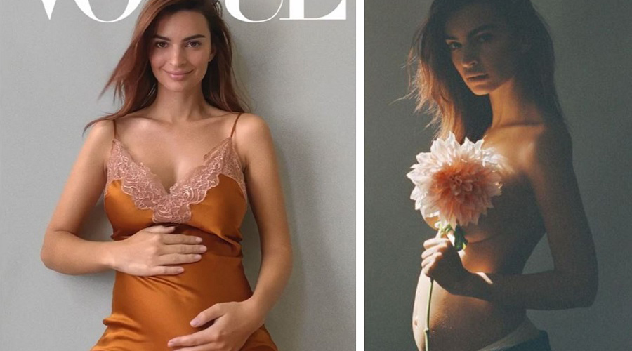 Imagine Stire Emily Ratajkowski este însărcintată și a pozat nud! Primele imagini cu burtica de gravidă după ce a ascuns miracolul pe care îl poartă în pântece | VIDEO | 2review.ro
