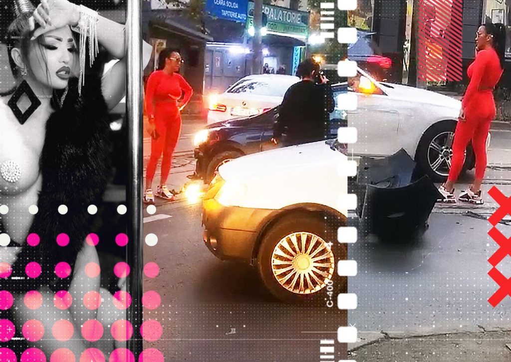 Imagine Stire Larisa Bercea, implicată într-un accident pe o stradă din București. Primele imagini după impactul violent  | VIDEO | 2review.ro