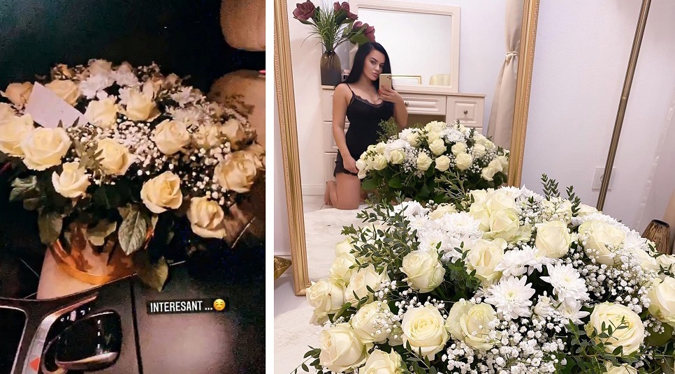 Imagine Stire Carmen de la Sălciua a primit un buchet suspect de trandafiri albi. Alex Bodi ar putea fi bărbatul care-i cere iertare | 2review.ro