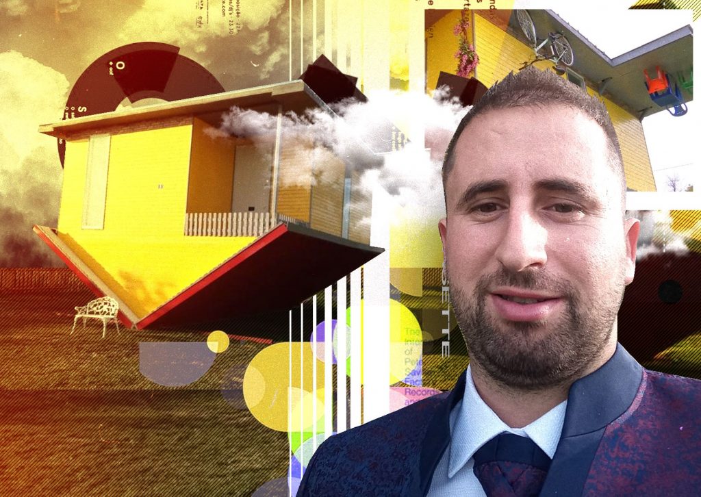 Imagine Stire El este gorjeanul care și-a construit casa cu susul în jos. „Direct răsturnată am lucrat la ea” | 2review.ro