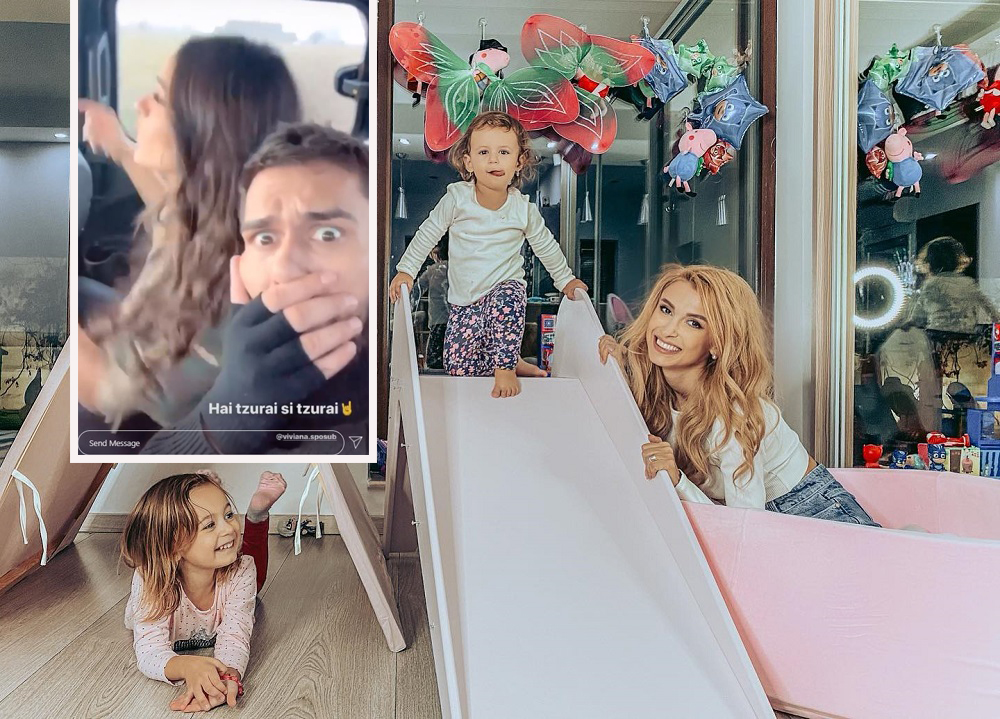 Imagine Stire George Burcea se va înfuria? Cine le-a vizitat acasă pe fiicele sale și pe Andreea Bălan: “Ce râde!” | FOTO | 2review.ro
