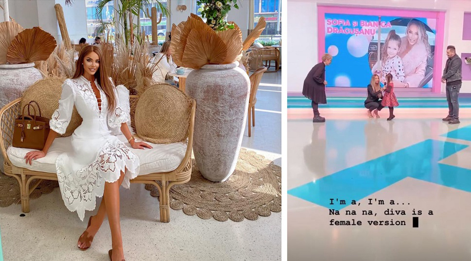 Imagine Stire Bianca Drăgușanu, dezvăluiri despre mutarea din România: “O să o iau pe Sofia și, poate, și pe mama” | FOTO | 2review.ro