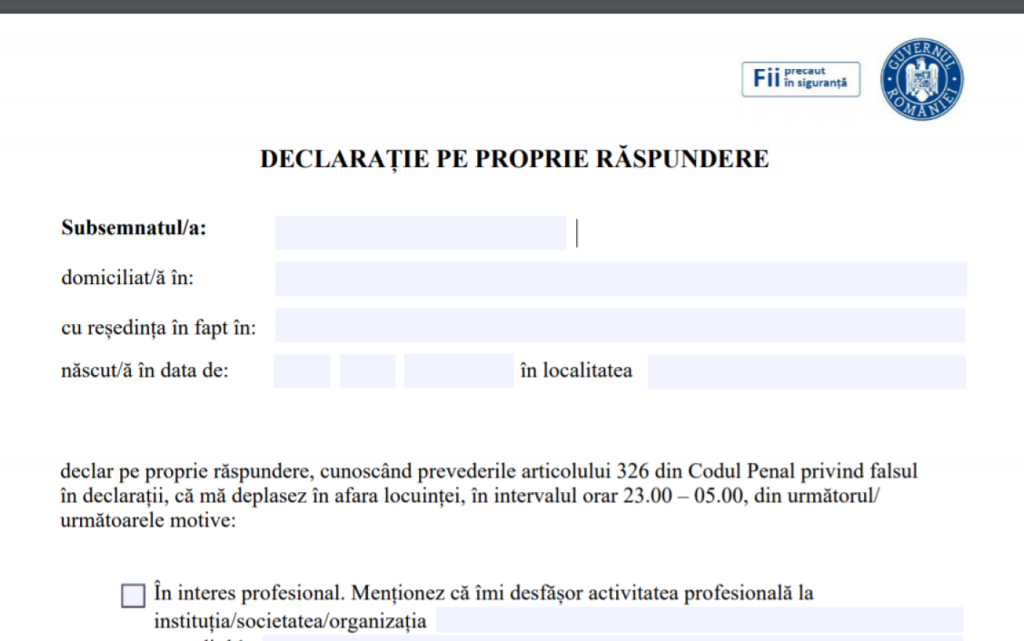 Imagine Stire Atenție! Declarațiile pe proprie răspundere făcute pe telefon nu sunt valabile. De se cere orginalul | 2review.ro