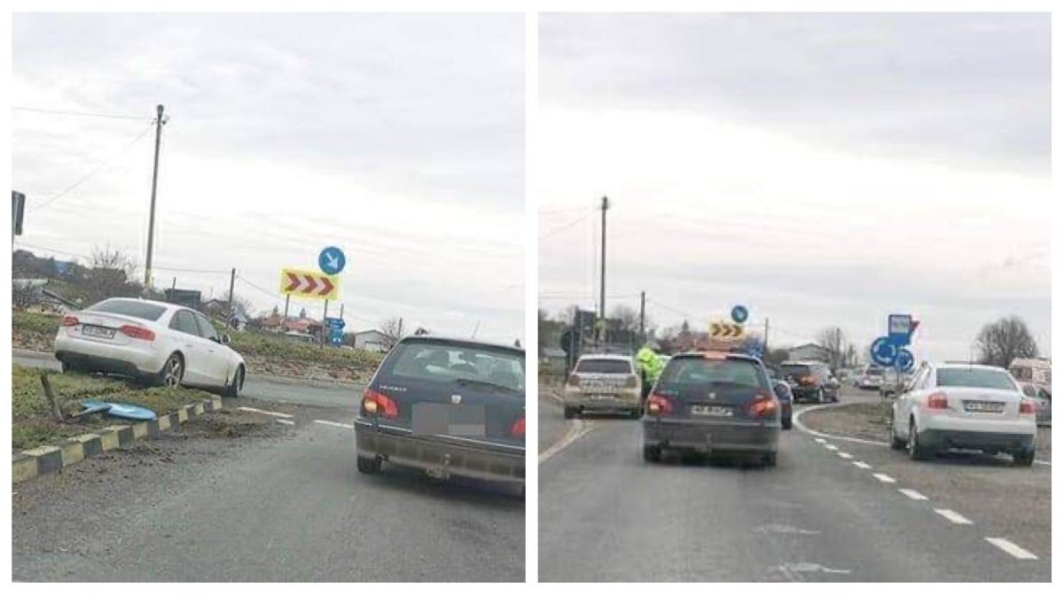 Dosar penal pentru polițistul beat care a provocat un accident în Crasna