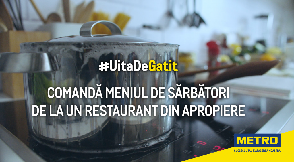 METRO România te îndeamnă să comanzi meniul de Crăciun de la restaurantele preferate
