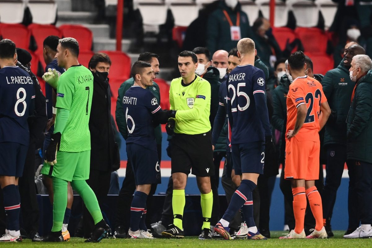 Brigada condusă de Hațegan implicată într-un scandal imens în Champions League la partida PSG- Bașakșehir!
