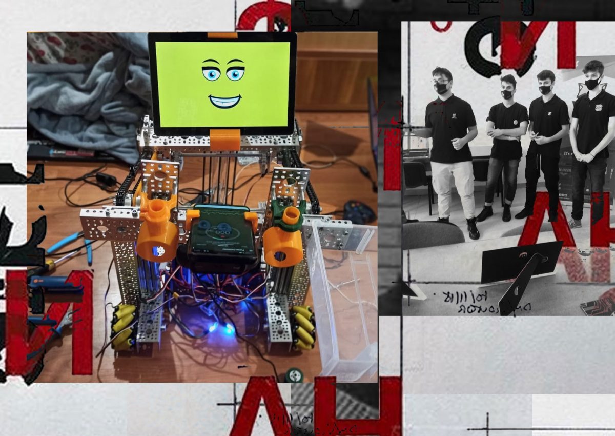 Ei sunt elevii craioveni care au creat un robot anti-COVID în 48 de ore
