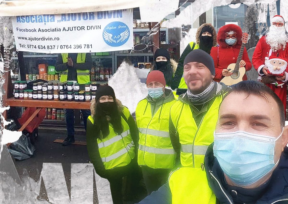 Ei sunt inimoșii care vând zacuscă și dulceață în centrul Craiovei ca să strângă bani pentru familiile nevoiașe
