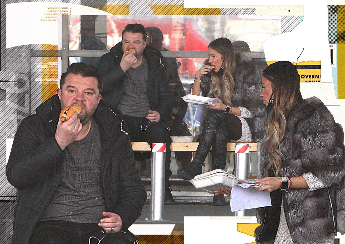 Andrei Duban și-a scos soția la un hotdog „ca-n autogară”