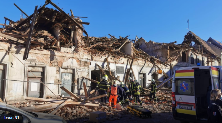 Croația, lovită de un cutremur puternic. Seismul cu magnitudinea de peste 6 s-a simțit și în Italia