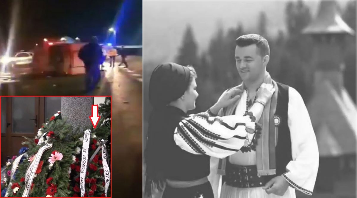 Imagini copleșitoare de la înmormântarea lui Dumitru Stroie. Ce mesaj au scris părinții cântărețului pe coroana de flori | FOTO & VIDEO