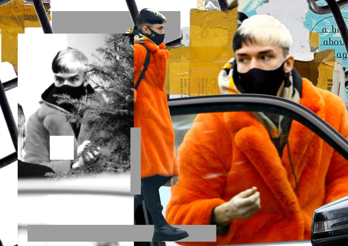 Câștigătorul de la „Românii au talent” a apărut pe stradă cu o blană portocalie și o coafură à la Cruella de Vil
