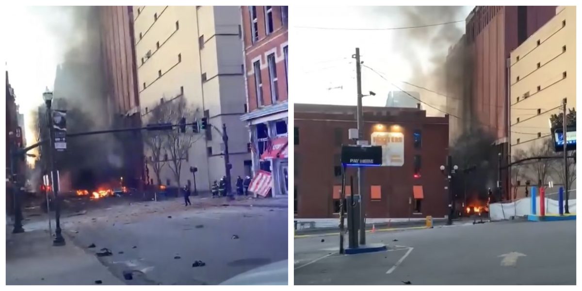 Încă un atentat lovește SUA. O rulotă a sărit în aer în orașul Nashville, din Tennessee. VIDEO