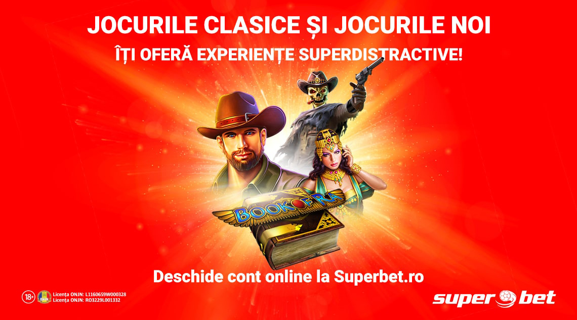 4 SuperJocuri de încercat azi în cazinoul online Superbet!