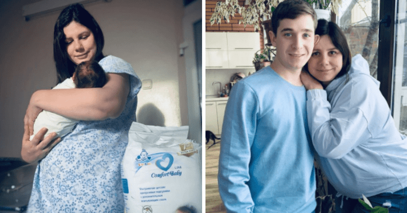 Influencerița care s-a căsătorit cu fiul ei vitreg, mai mic cu 14 ani, a născut o fetiță