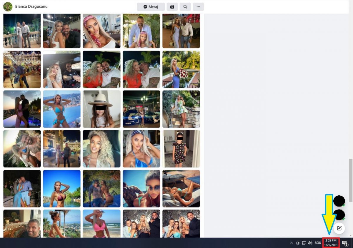 Deși au trecut aproape trei luni de la despărțirea de Alex Bodi, Bianca Drăgușanu nu și-a șters pozele pe care le are cu acesta din timpul poveștii lor de dragoste © Facebook