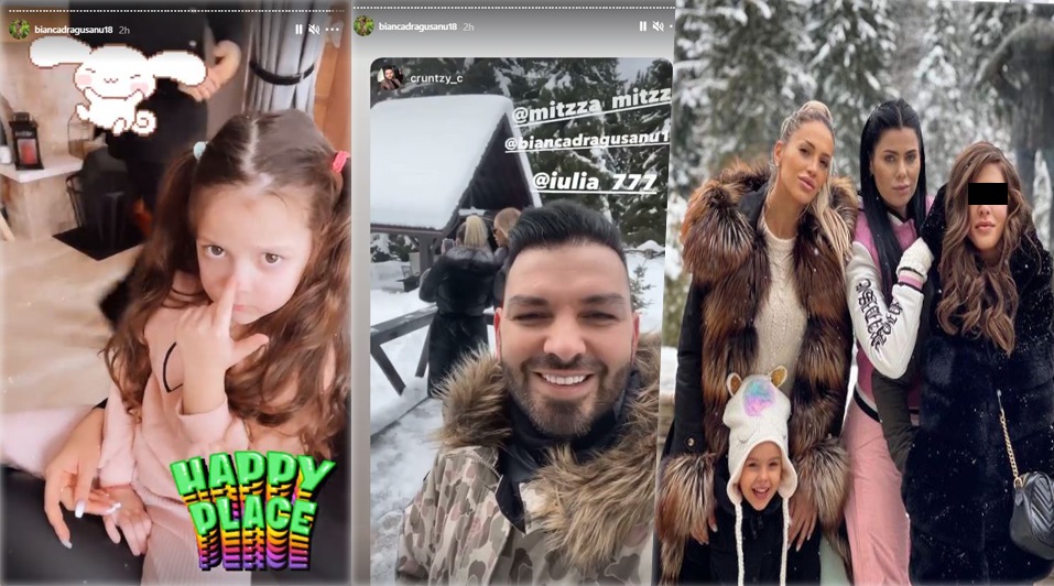 Bianca Drăgușanu, în vacanță alături de persoanele iubite din viața sa © Instagram Stories