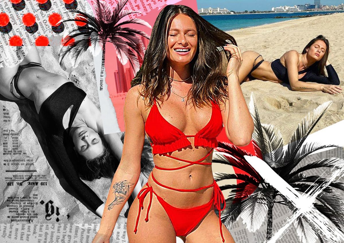 Raluka a „dat foc” nisipului din Dubai! S-a fotografiat în cele mai sexy ipostaze cu putință